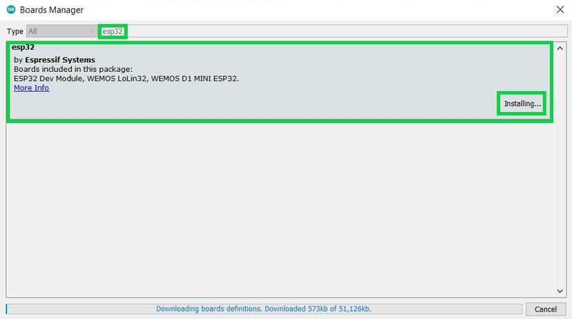 Installing the ESP32 Board in Arduino IDE - BromleySat